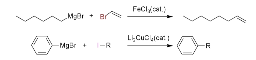 近代的なグリニャール試薬のクロスカップリング反応