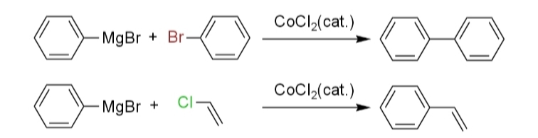 グリニャール試薬のクロスカップリング反応